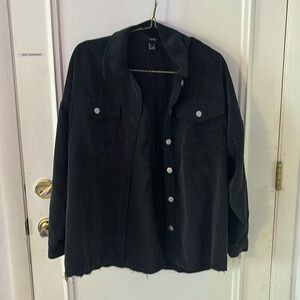 Oversized corduroy jacket